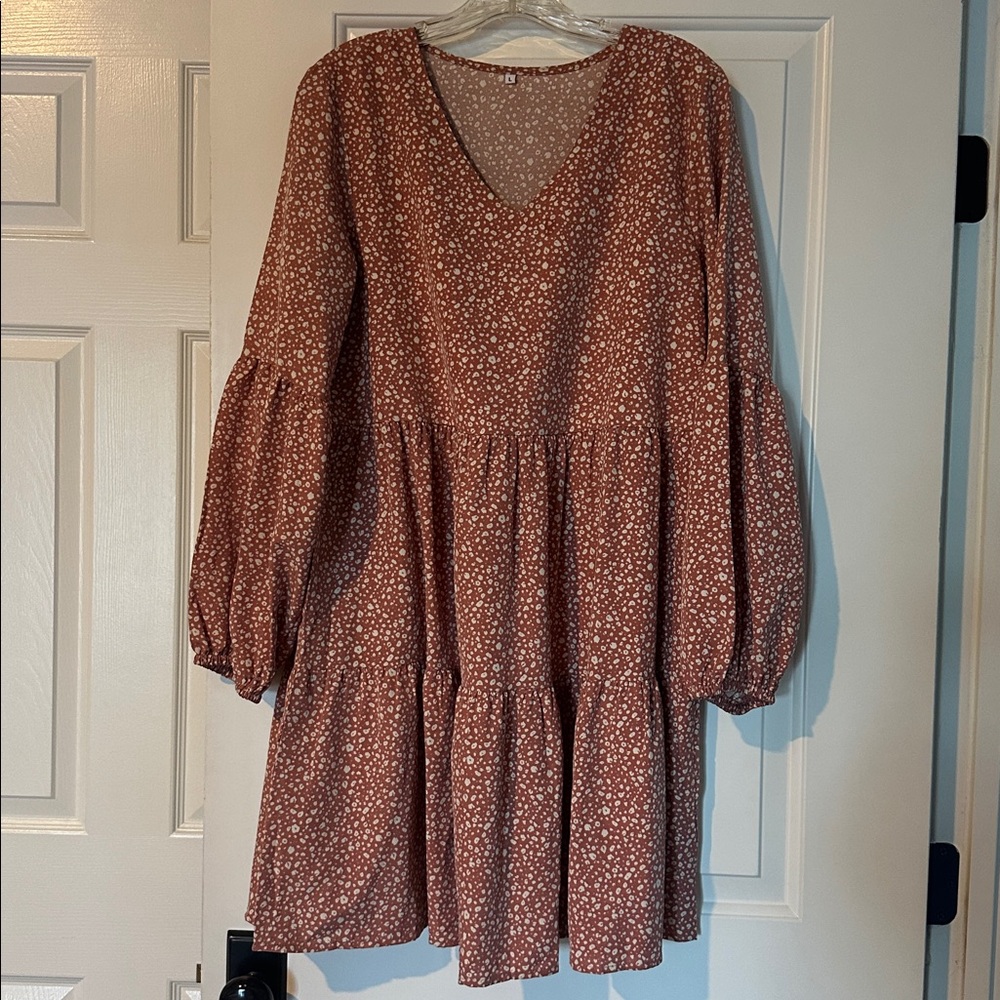 Floral V-Neck Dress